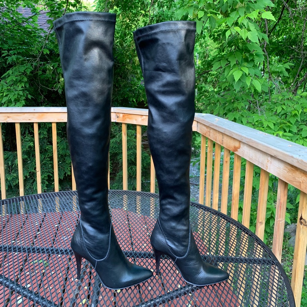 Charles David made in Italy elasticized knee boots - Picture 4 of 8